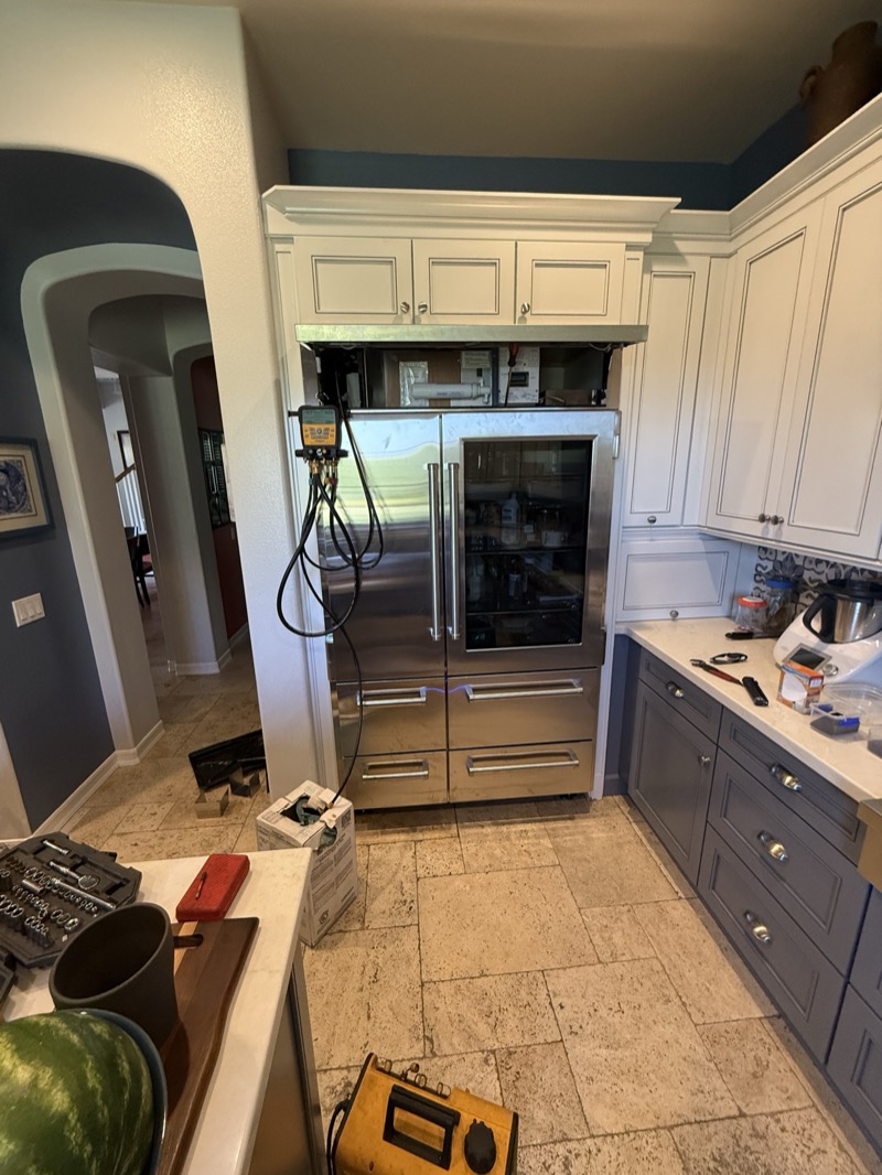 Sub-Zero repair in progress