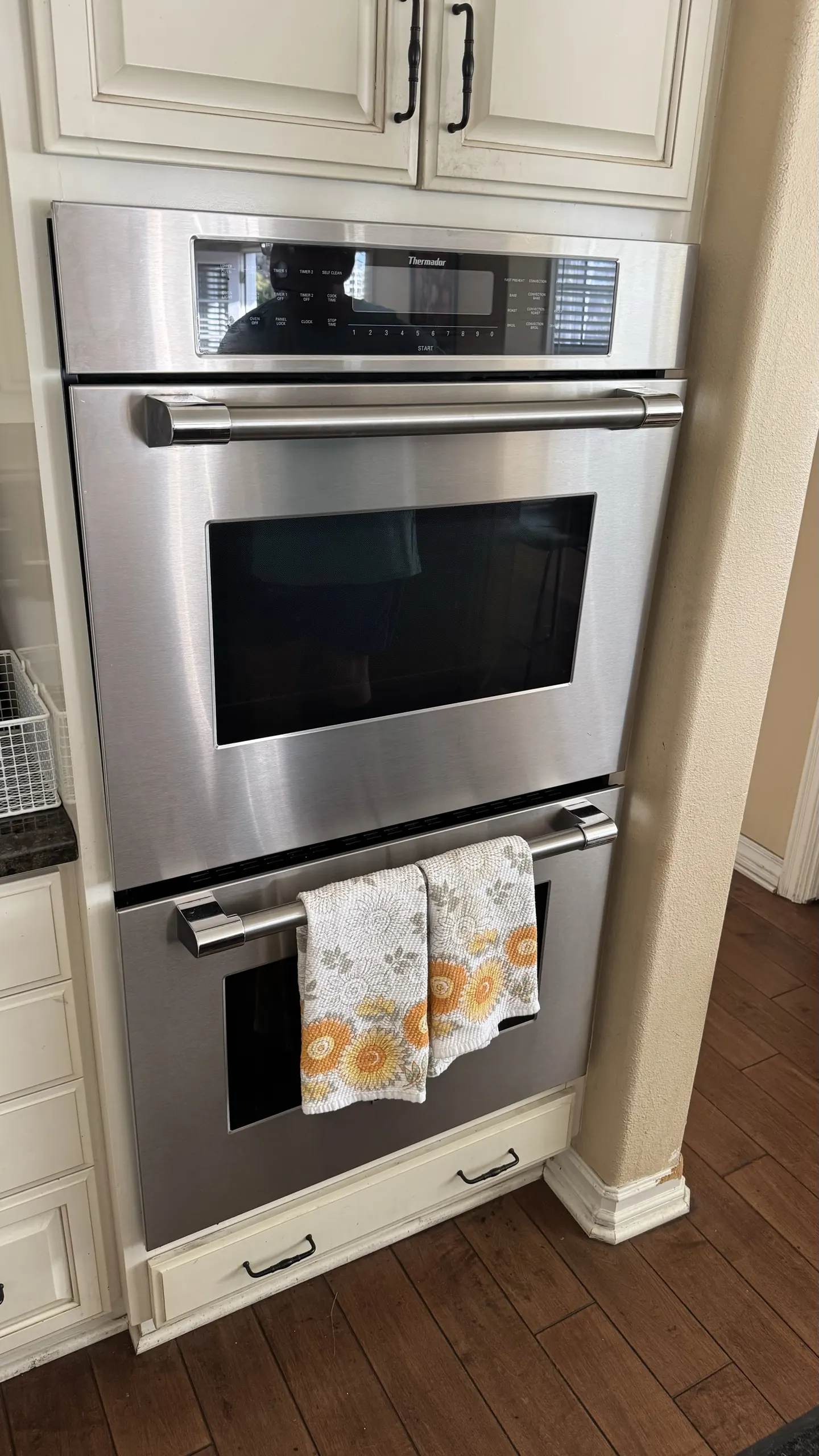 A double wall oven in a Valley kitchen